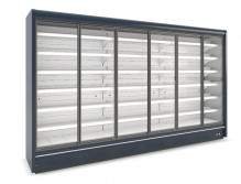 Juka York 260/90/200 DU Chladicí vitrína přístěnná, kř. dveře 